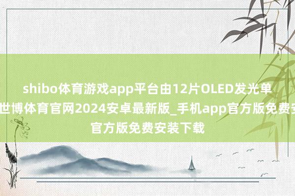 shibo体育游戏app平台由12片OLED发光单位构成-世博体育官网2024安卓最新版_手机app官方版免费安装下载