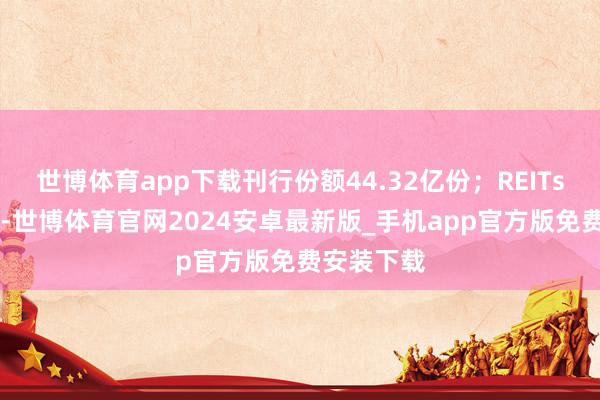 世博体育app下载刊行份额44.32亿份；REITs基金22只-世博体育官网2024安卓最新版_手机app官方版免费安装下载