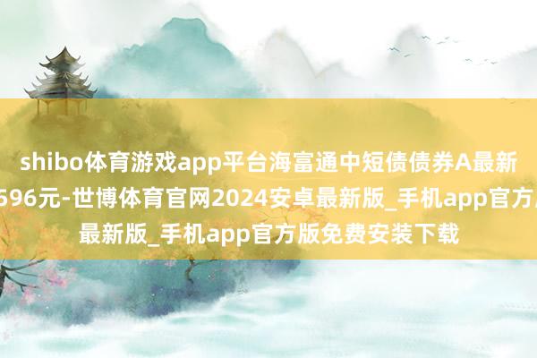 shibo体育游戏app平台海富通中短债债券A最新单元净值为1.1596元-世博体育官网2024安卓最新版_手机app官方版免费安装下载